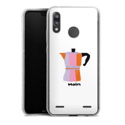 Carry Case Hülle Transparent/glitter ohne Band