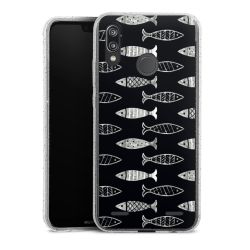 Carry Case Hülle Transparent/glitter ohne Band