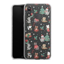 Carry Case Hülle Transparent/glitter ohne Band