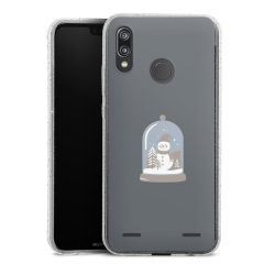 Carry Case Hülle Transparent/glitter ohne Band