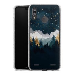 Carry Case Hülle Transparent/glitter ohne Band