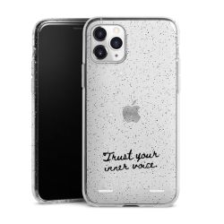 Carry Case Hülle Transparent/glitter ohne Band