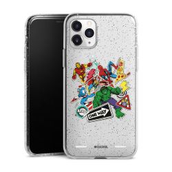 Carry Case Hülle Transparent/glitter ohne Band