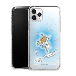 Carry Case Hülle Transparent/glitter ohne Band