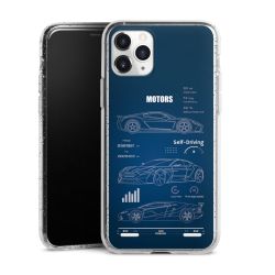 Carry Case Hülle Transparent/glitter ohne Band