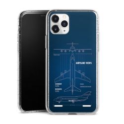 Carry Case Hülle Transparent/glitter ohne Band