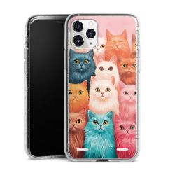 Carry Case Hülle Transparent/glitter ohne Band