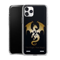 Carry Case Hülle Transparent/glitter ohne Band