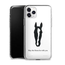 Carry Case Hülle Transparent/glitter ohne Band