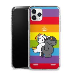 Carry Case Hülle Transparent/glitter ohne Band