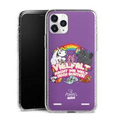 Carry Case Hülle Transparent/glitter ohne Band