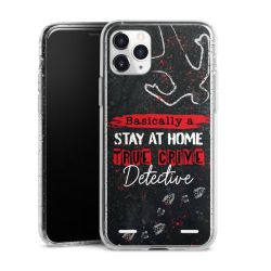 Carry Case Hülle Transparent/glitter ohne Band