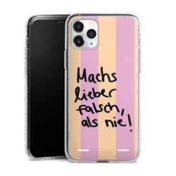 Carry Case Hülle Transparent/glitter ohne Band