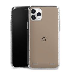 Carry Case Hülle Transparent/glitter ohne Band