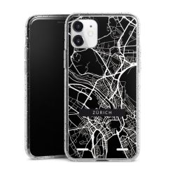 Carry Case Hülle Transparent/glitter ohne Band