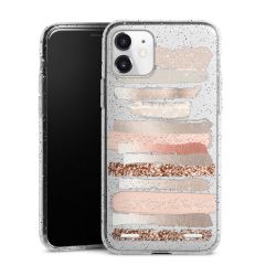 New Carry Case Hülle transparent-glitter