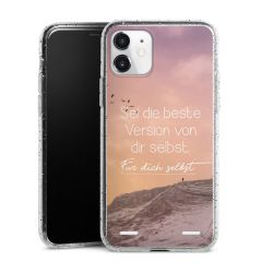 Carry Case Hülle Transparent/glitter ohne Band