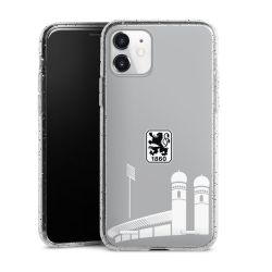 Carry Case Hülle Transparent/glitter ohne Band