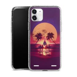 Carry Case Hülle Transparent/glitter ohne Band