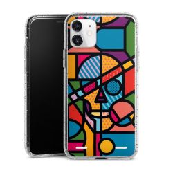 Carry Case Hülle Transparent/glitter ohne Band