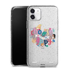 Carry Case Hülle Transparent/glitter ohne Band