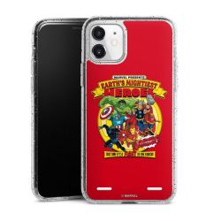 Carry Case Hülle Transparent/glitter ohne Band