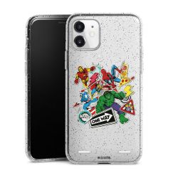 Carry Case Hülle Transparent/glitter ohne Band