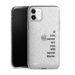 Carry Case Hülle Transparent/glitter ohne Band