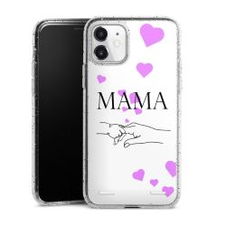 Carry Case Hülle Transparent/glitter ohne Band