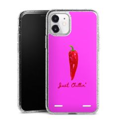 Carry Case Hülle Transparent/glitter ohne Band