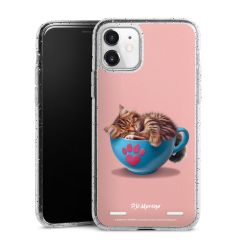 Carry Case Hülle Transparent/glitter ohne Band