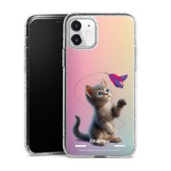 Carry Case Hülle Transparent/glitter ohne Band