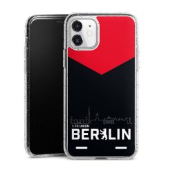 Carry Case Hülle Transparent/glitter ohne Band