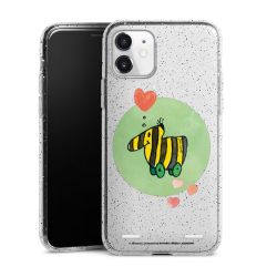 Carry Case Hülle Transparent/glitter ohne Band