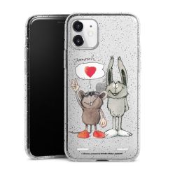 Carry Case Hülle Transparent/glitter ohne Band