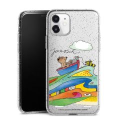 Carry Case Hülle Transparent/glitter ohne Band