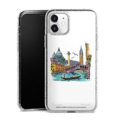 Carry Case Hülle Transparent/glitter ohne Band