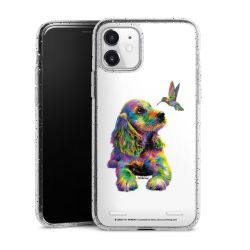 Carry Case Hülle Transparent/glitter ohne Band