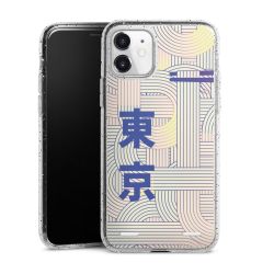 Carry Case Hülle Transparent/glitter ohne Band