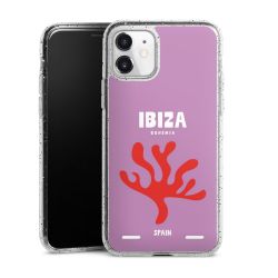 Carry Case Hülle Transparent/glitter ohne Band