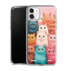 Carry Case Hülle Transparent/glitter ohne Band