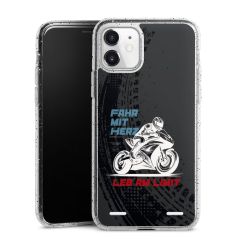 Carry Case Hülle Transparent/glitter ohne Band