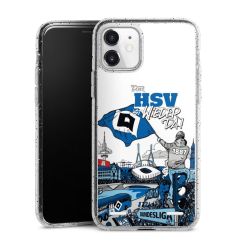 Carry Case Hülle Transparent/glitter ohne Band