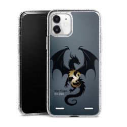 Carry Case Hülle Transparent/glitter ohne Band