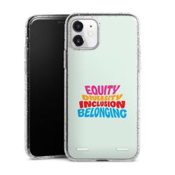 Carry Case Hülle Transparent/glitter ohne Band