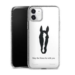 Carry Case Hülle Transparent/glitter ohne Band