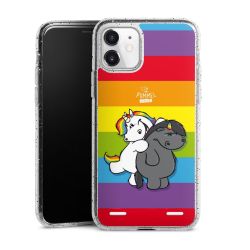 Carry Case Hülle Transparent/glitter ohne Band