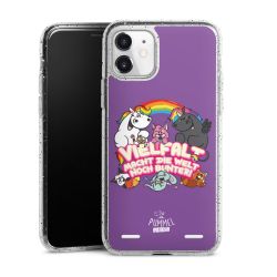 Carry Case Hülle Transparent/glitter ohne Band