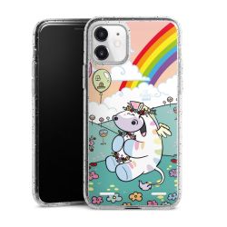 Carry Case Hülle Transparent/glitter ohne Band