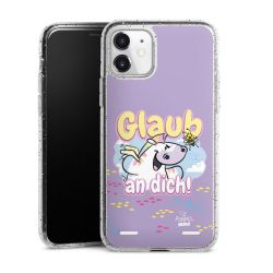 Carry Case Hülle Transparent/glitter ohne Band